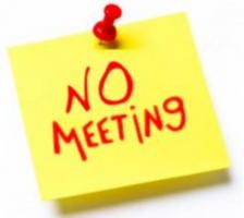 No Meeting